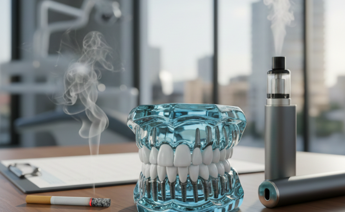 Implantes Dentales para Fumadores: Protocolo de Éxito y la Verdad sobre el Vapeo | Alicante IGB Dental
