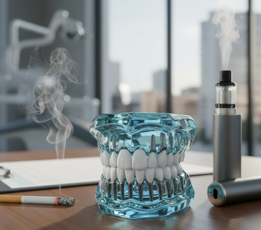 Implantes Dentales para Fumadores: Protocolo de Éxito y la Verdad sobre el Vapeo | Alicante IGB Dental